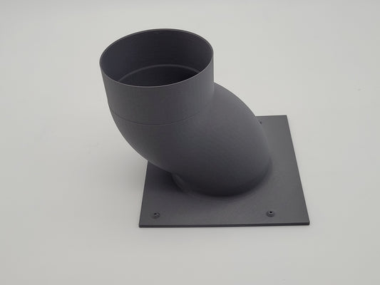 Dryer Slab Vent Termination Adapter