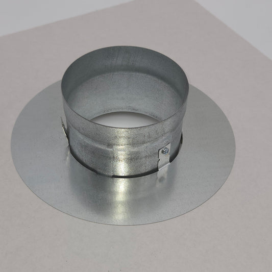 8 Inch Round Galvanized Dryer Vent Beauty Ring