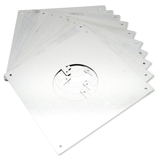 10" Sheet Metal Wall Plate